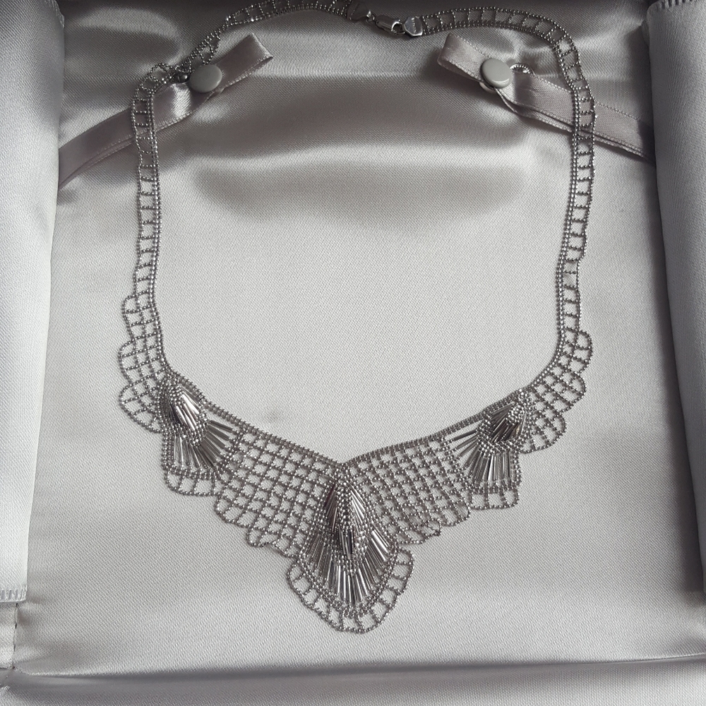 925 sterling silver necklace new - Picture 4 of 4
